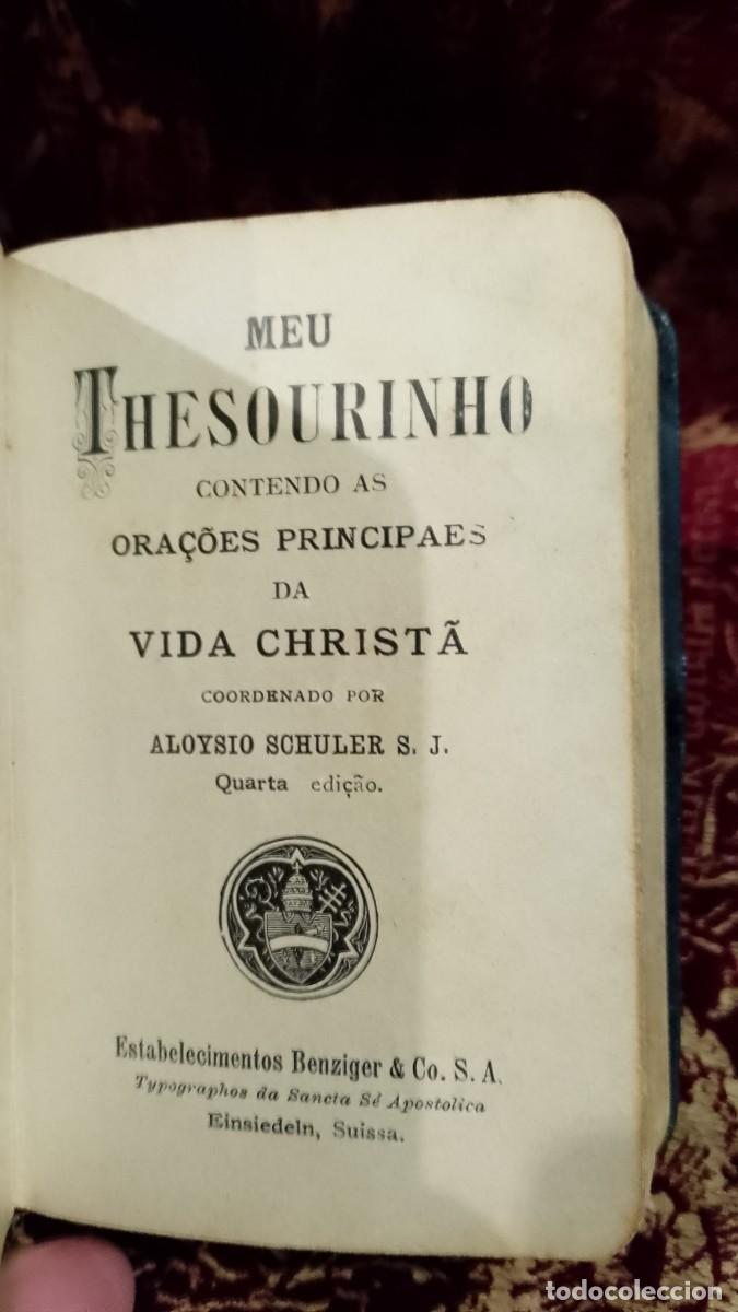 Libros de segunda mano: Meu Thesourinho 1898 Ora&ccedil;&otilde;es Principaes