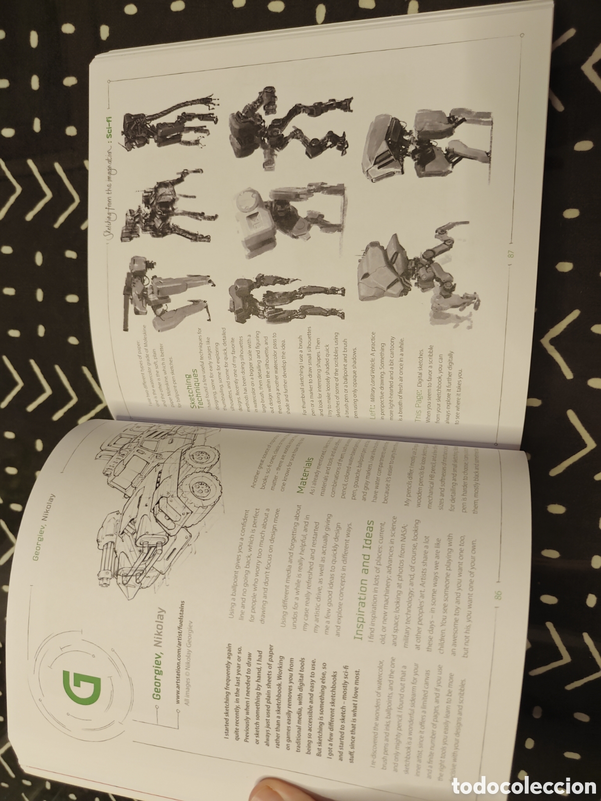 Libros de segunda mano: Sketching from the Imagination: Sci-Fi &ndash; 3DTotal &ndash; Artbook - Foto 3