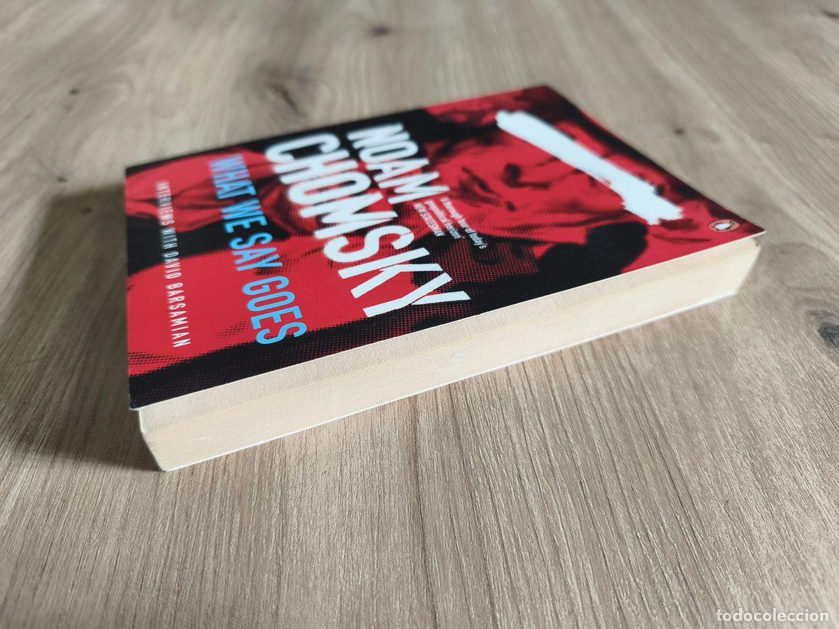Libros de segunda mano: What we say goes Noam Chomsky - Foto 4