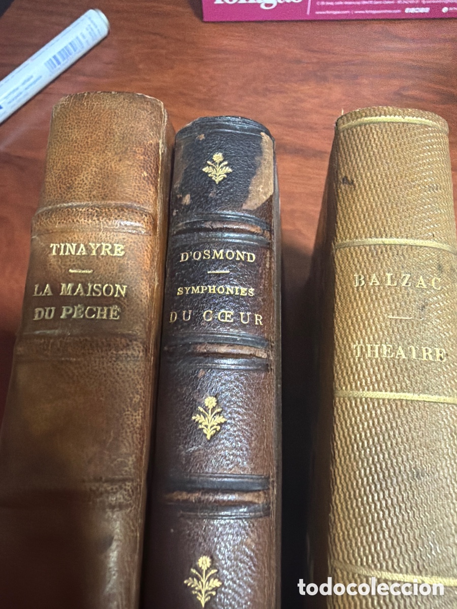 Libros de segunda mano: Lote tres libros obra teatro en franc&eacute;s