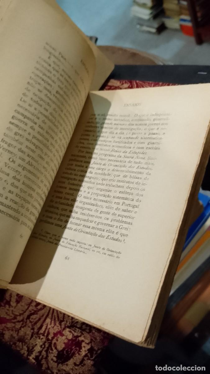 Libros de segunda mano: Ensaios 1929 Ant&oacute;nio S&eacute;rgio - Foto 4