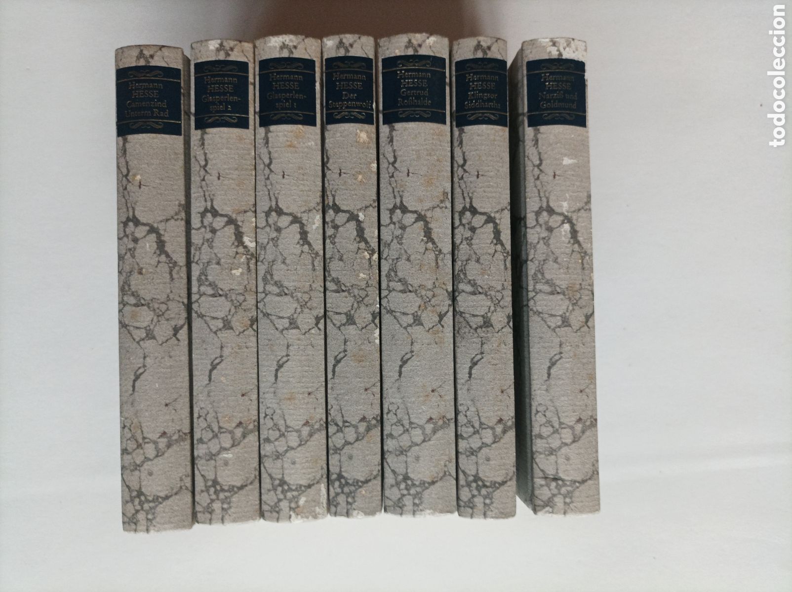 Libros de segunda mano: Herman Hesse. Die Romane und die gro&szlig;en Erz&auml;hlungen. 7 tomos de sus obras. Alem&aacute;n