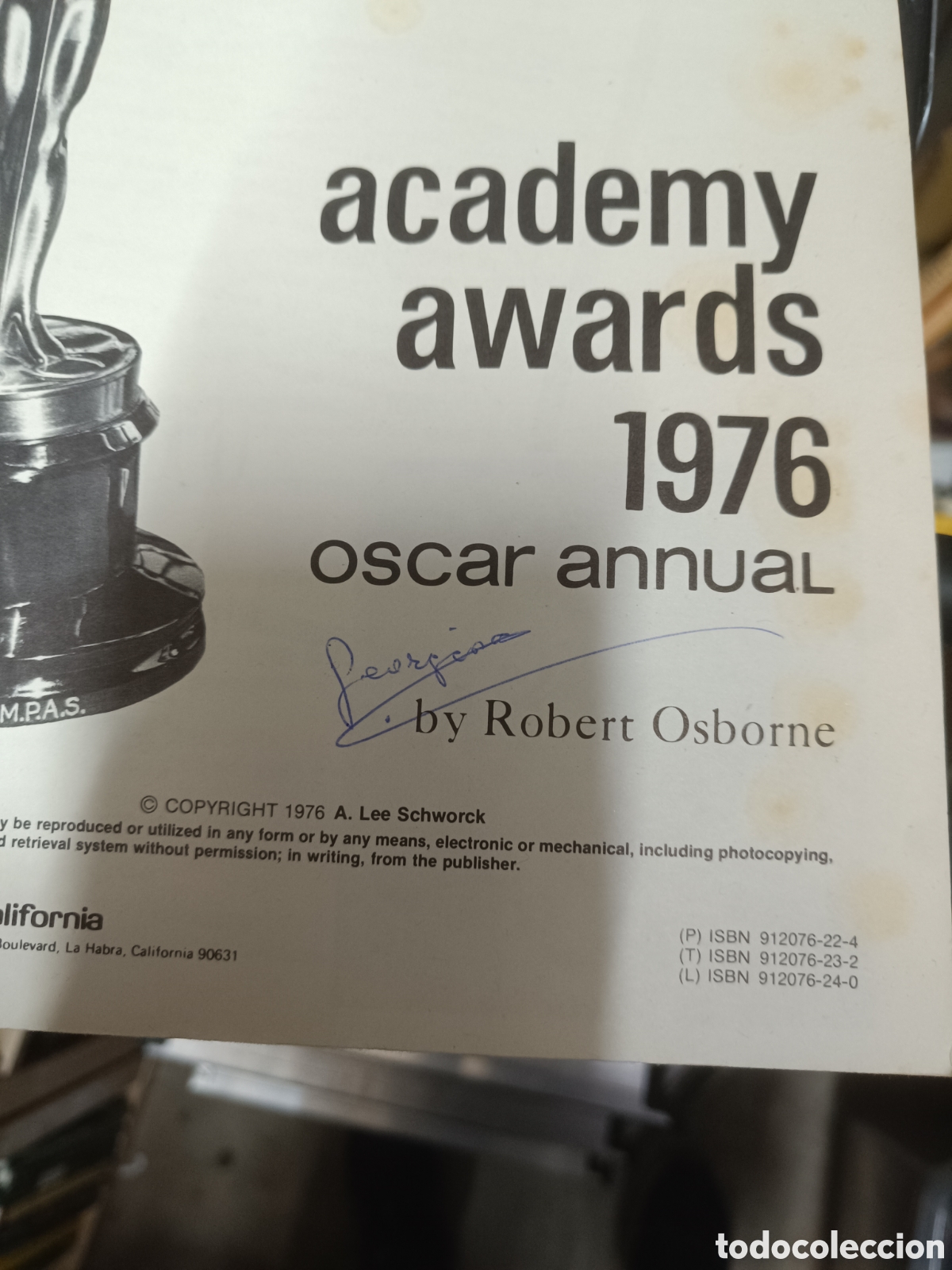 Libros de segunda mano: Academy Awards 1976 (Oscar Annual)