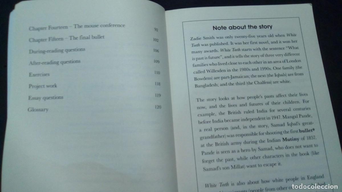 Libros de segunda mano: White teeth - Zadie Smith - en ingl&eacute;s-COMO NUEVO - Foto 5