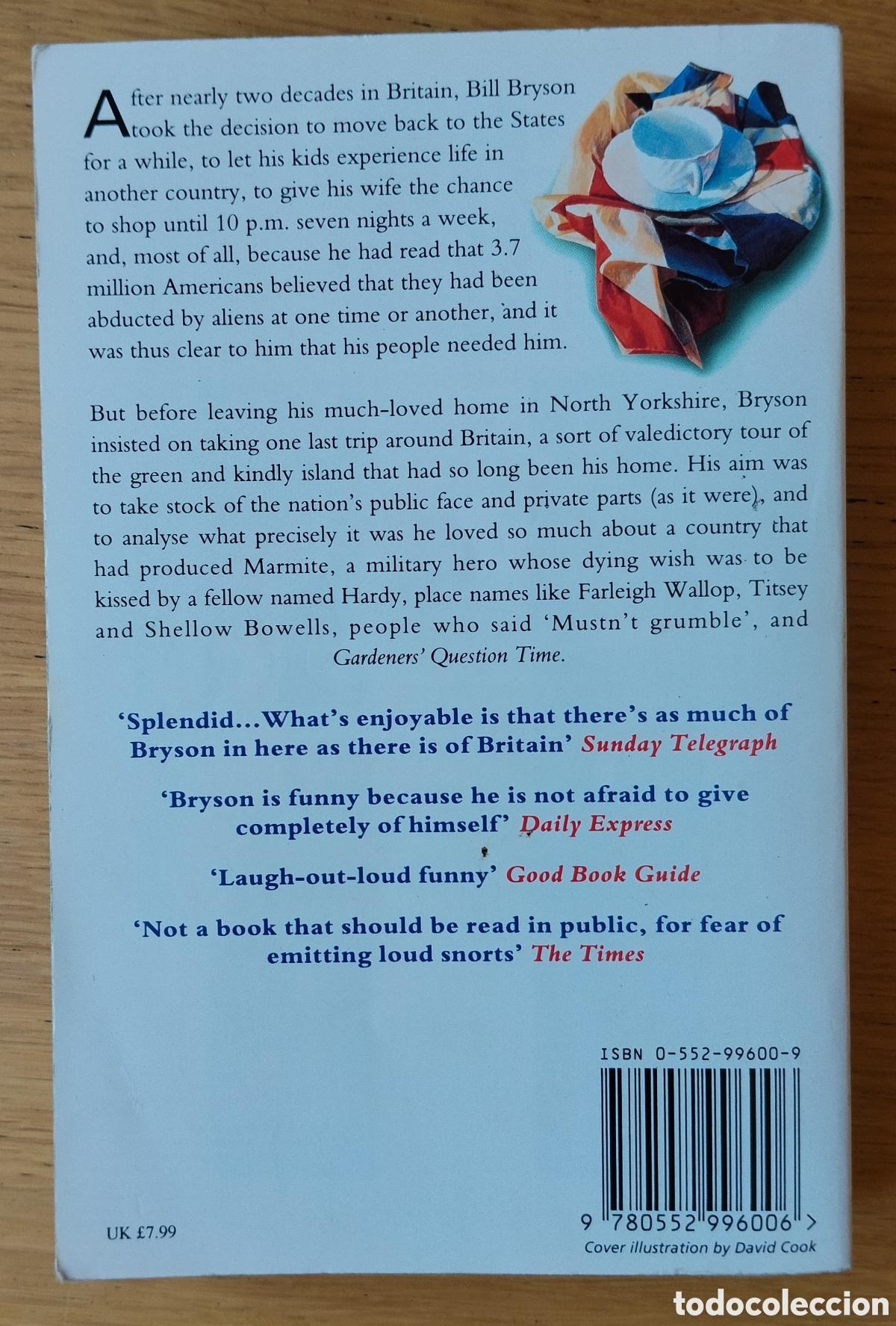 Libros de segunda mano: BILL BRYSON: &rdquo; NOTES FROM A SMALL ISLAND&rdquo; - Foto 2