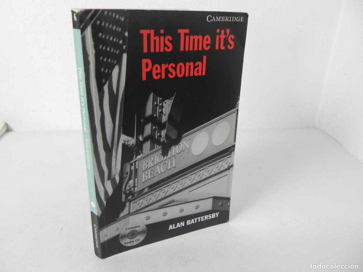Libros de segunda mano: THIS TIME IT'S PERSONAL (ALAN BATTERSBY) CAMBRIDGE UNIVERSITY PRESS-2009 (EN INGL&Eacute;S)
