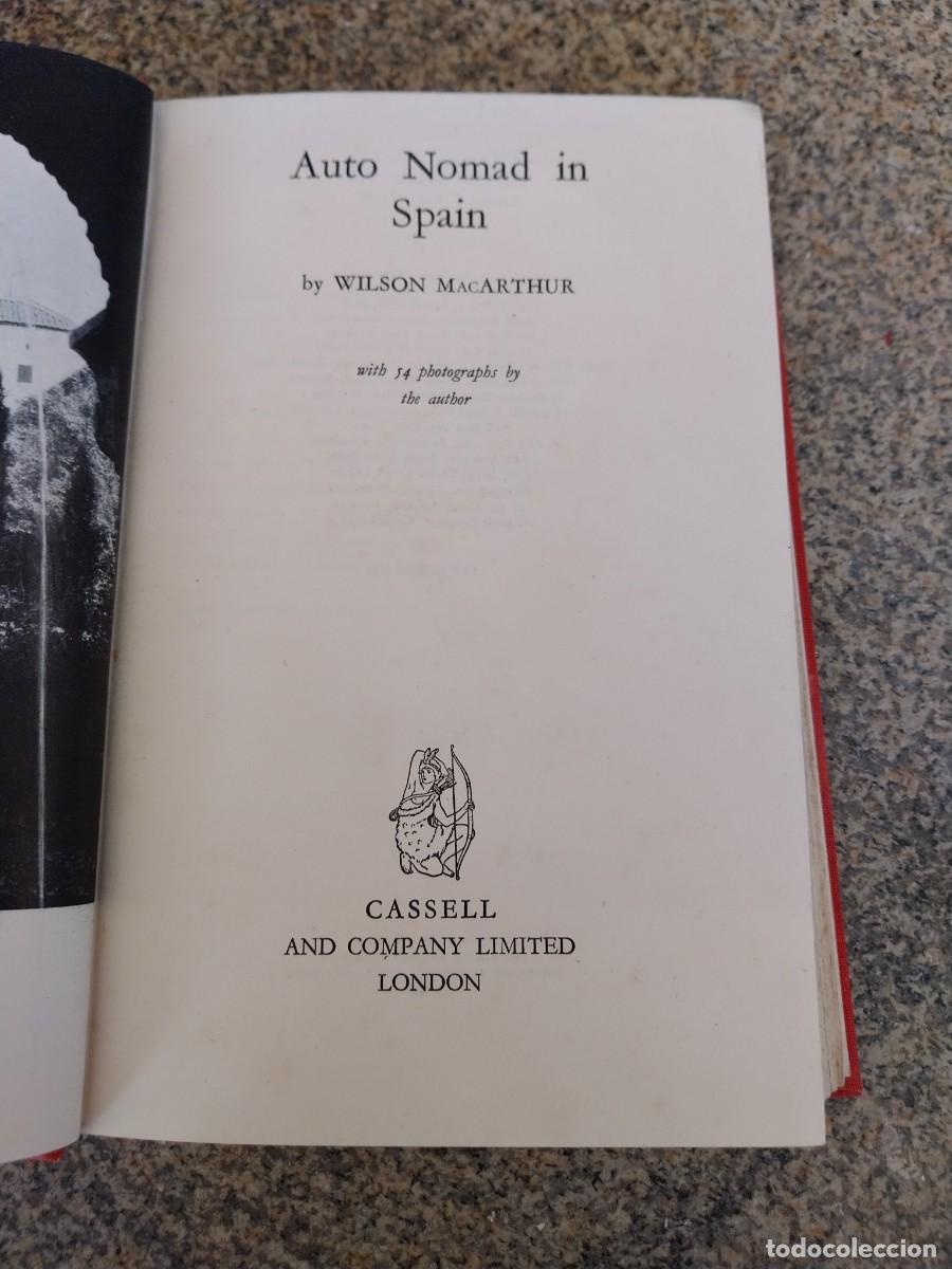 Libros de segunda mano: AUTO NOMAD IN SPAIN -- WILSON MACARTHUR -- CASSELL 1953 - LONDON --