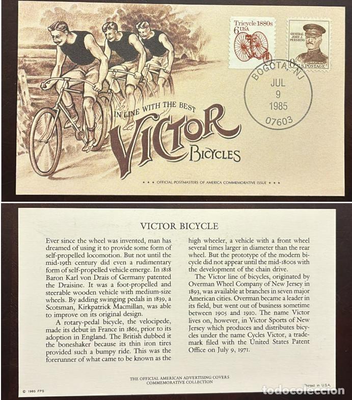 Libros de segunda mano: TS) 1985 UNITED STATES,THE HISTORY OF VICTOR BICYCLES MANUFACTURED BY THE OVERMAN WHEEL COMPANY,WITH