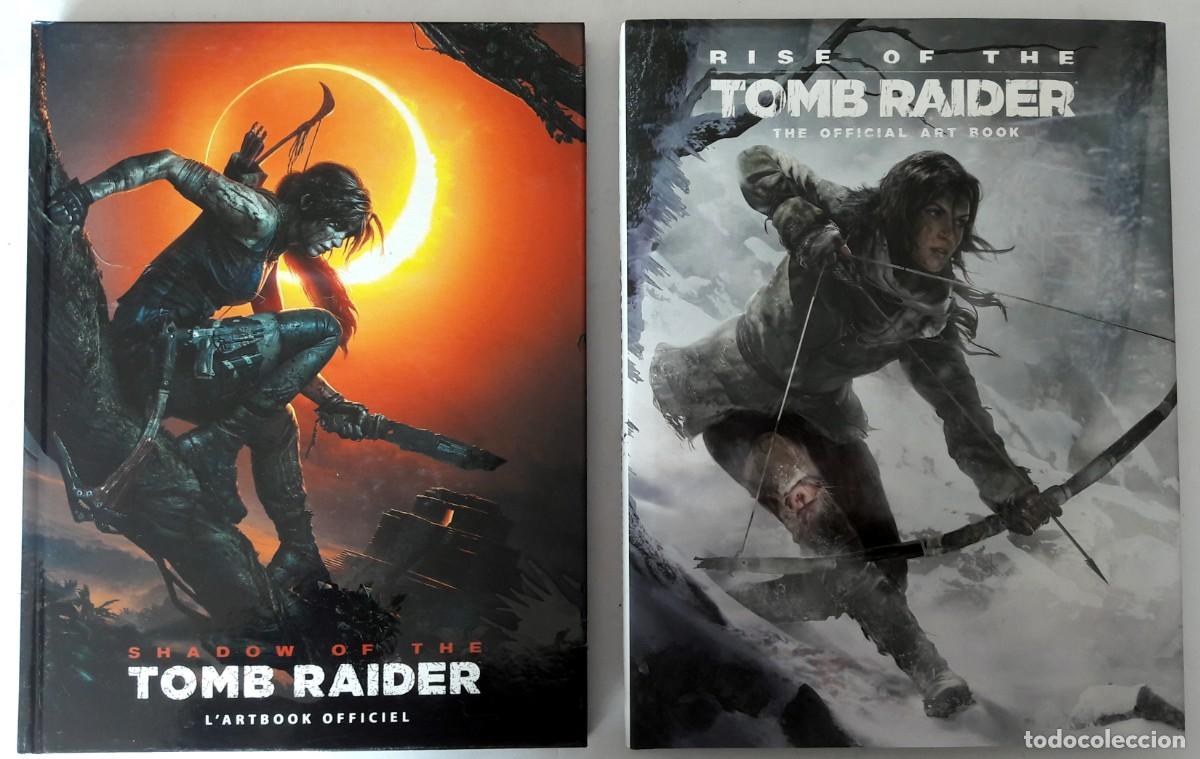 Libros de segunda mano: 2 Libtos de arte Rise of the Tomb Raider/ Shadow of the Tomb Raider