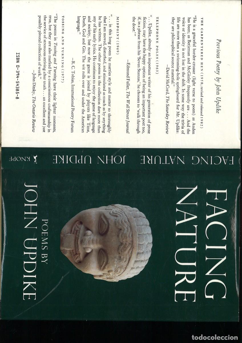 Libros de segunda mano: FACING NATURE. POEMS. Jonh Updike
