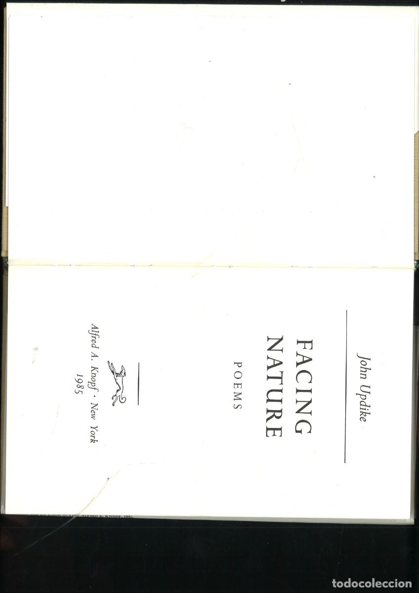 Libros de segunda mano: FACING NATURE. POEMS. Jonh Updike - Foto 2