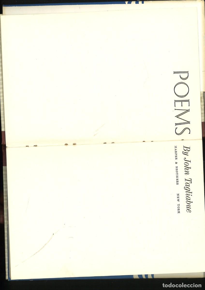Libros de segunda mano: POEMS. Jonh Tagliabue - Foto 2