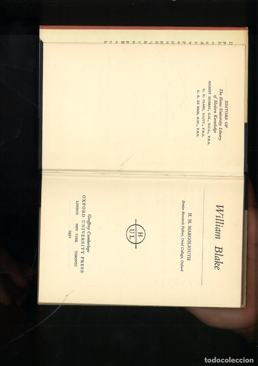 Libros de segunda mano: WILLIAM BLAKE. H. M. Margoliouth - Foto 2