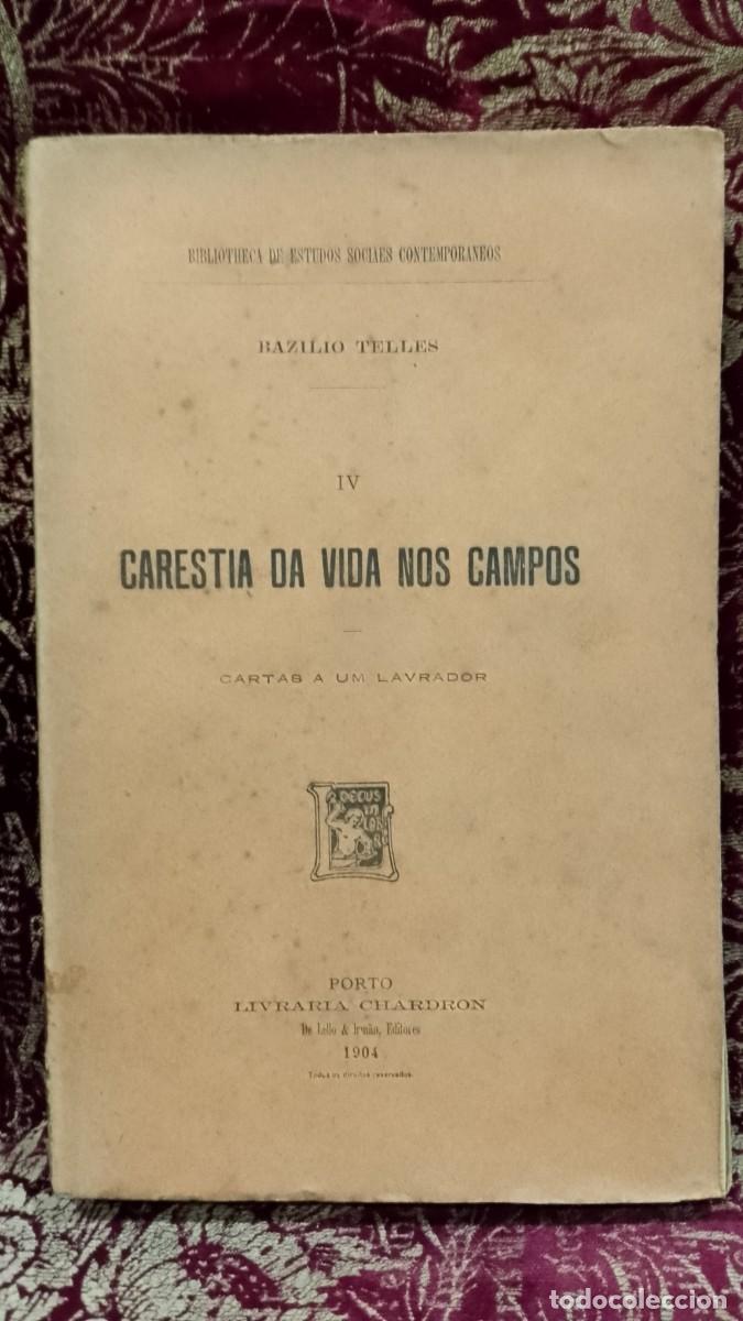 Libros de segunda mano: Carestia da Vida nos Campos 1904 Bazilio Telles
