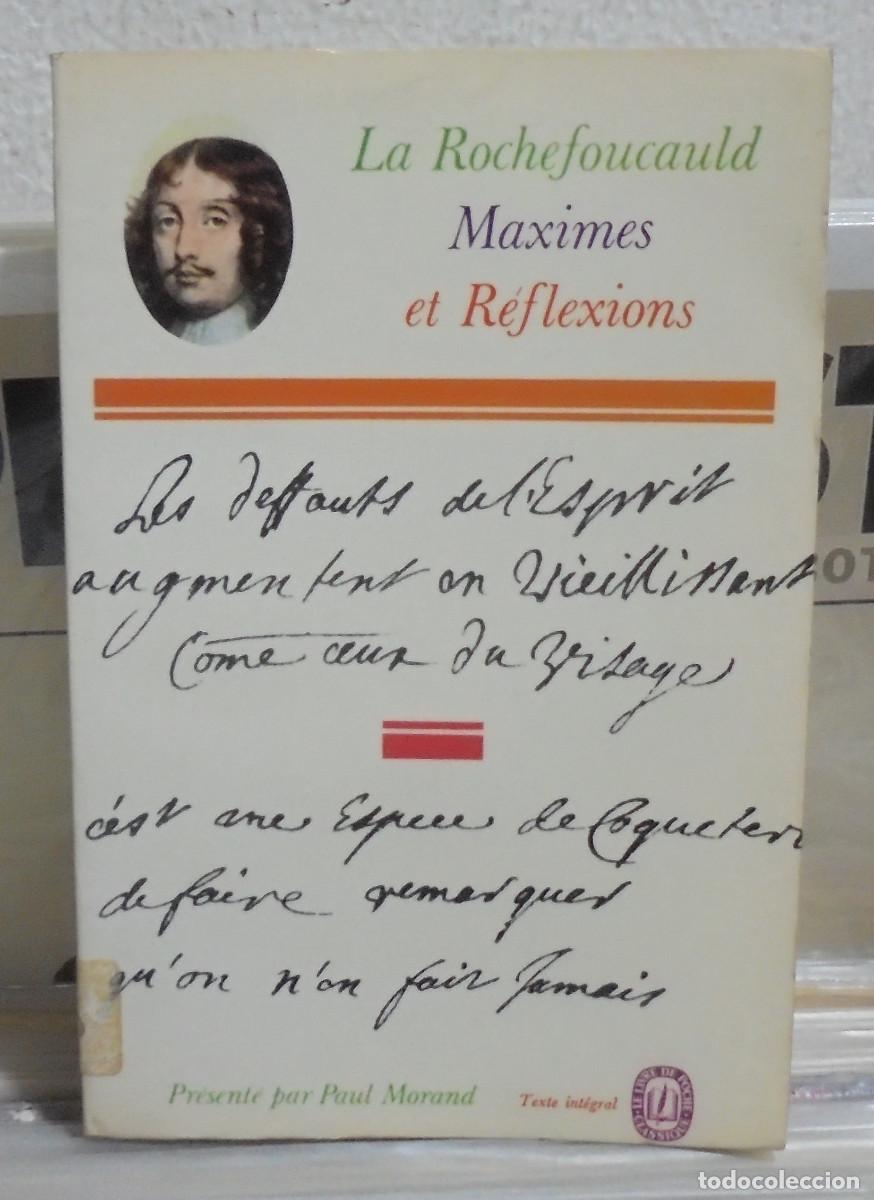 Libros de segunda mano: Maximes et reflexions. La Rochefoucauld - Foto 1