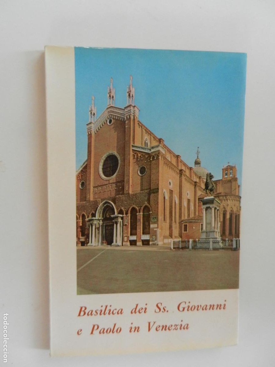 Libros de segunda mano: BASILICA DEI SS. GIOVANNI E PAOLO IN VENEZIA - GUIA TURISTICA EN ITALIANO -1964