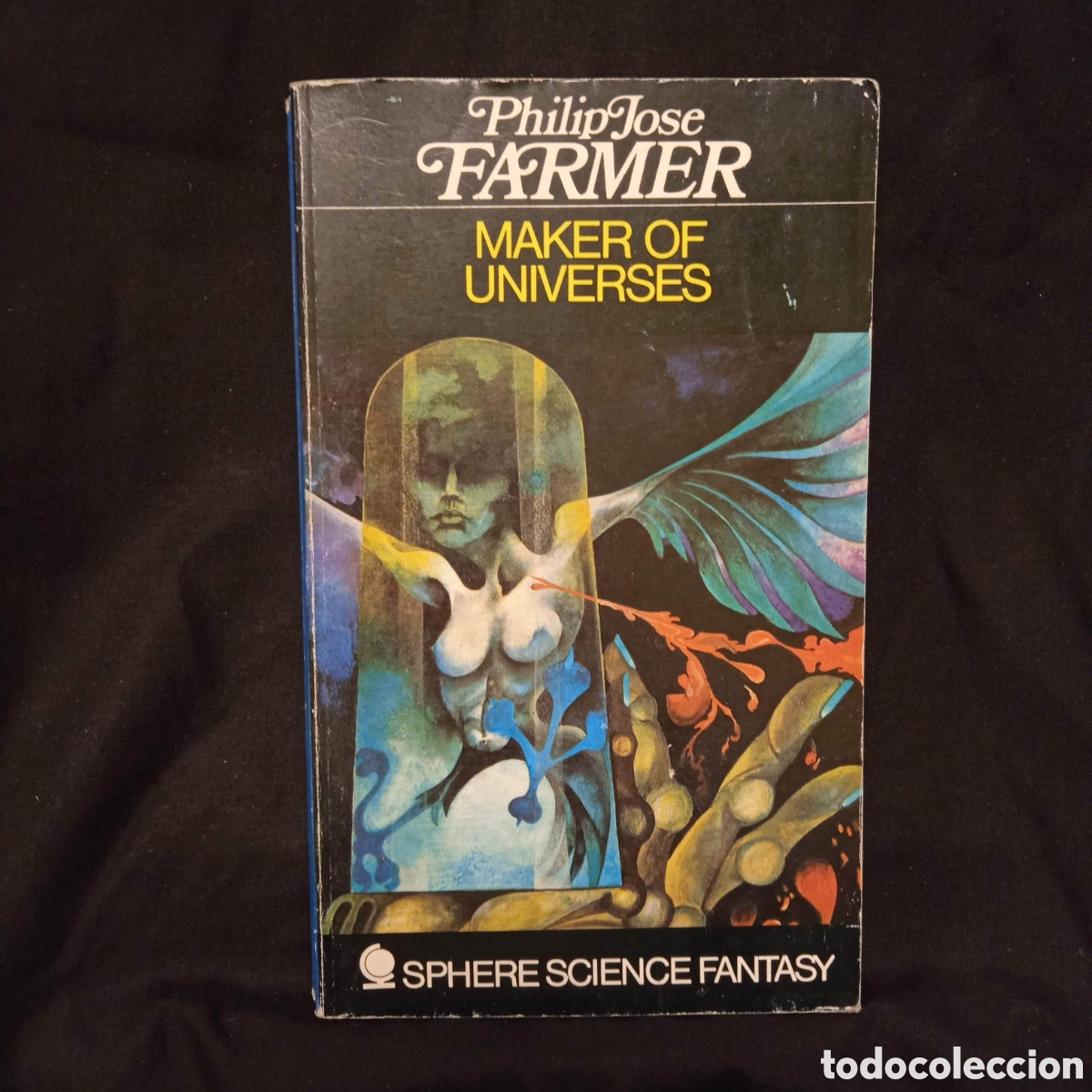 Libros de segunda mano: MAKER OF UNIVERSES - PHILIP JOS&Eacute; FARMER - SPHERE 1970 #VINTAGESF