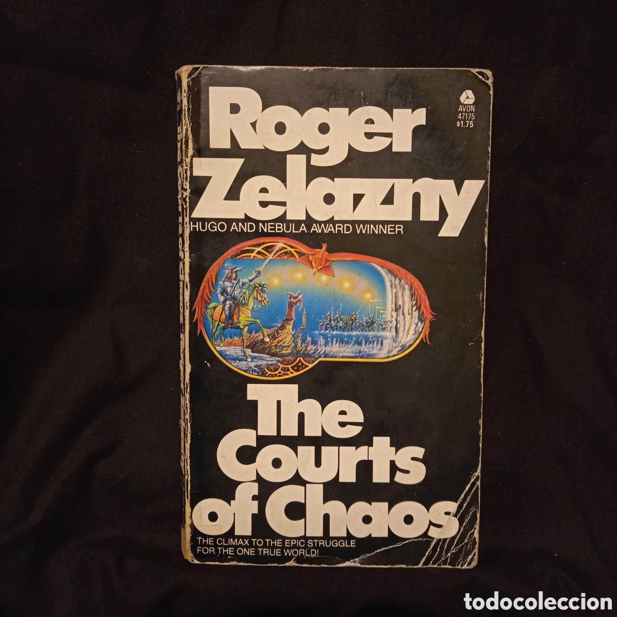 Libros de segunda mano: THE COURTS OF CHAOS - ROGER ZELAZNY - AVON 1979 #VINTAGESF