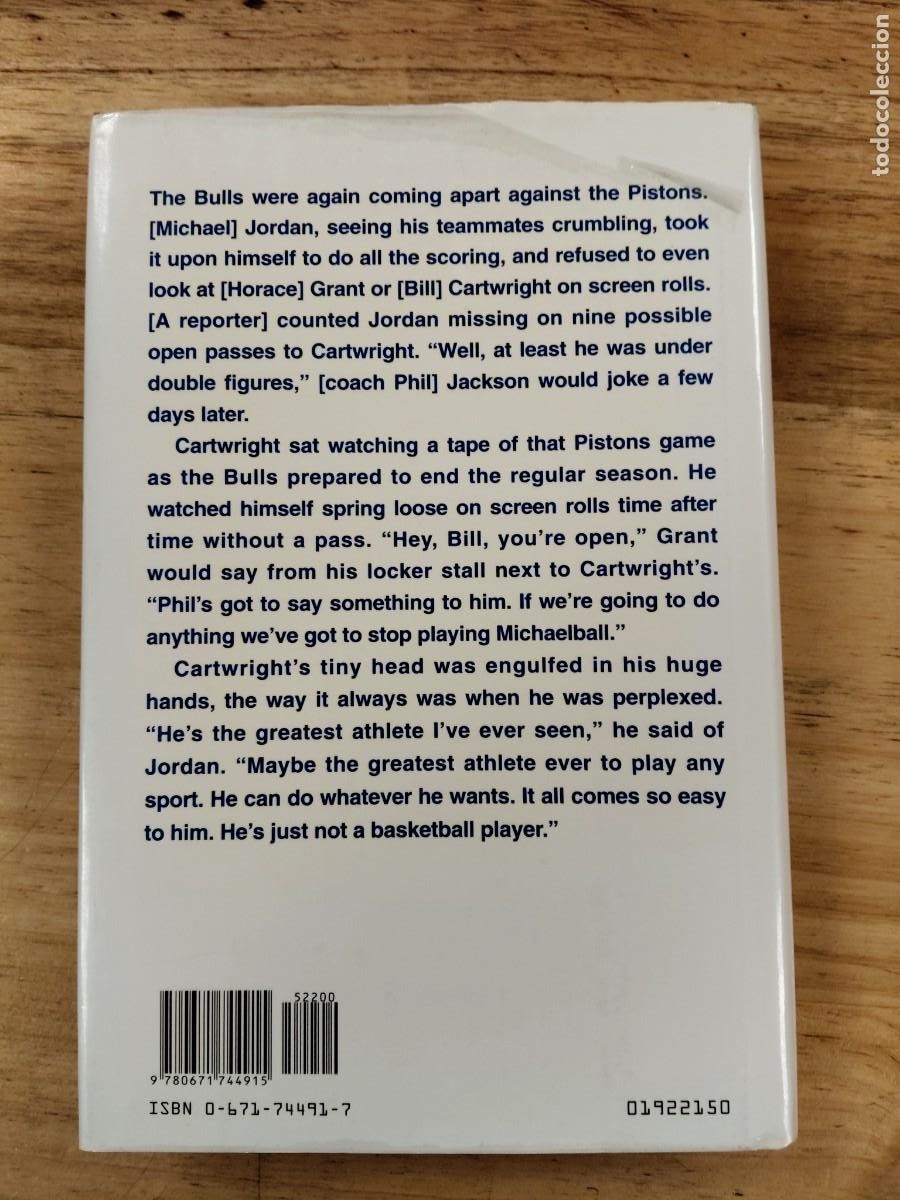 Libros de segunda mano: The Jordan Rules - Sam Smith - Ed. Simon & Schuster, 1992 - Foto 3