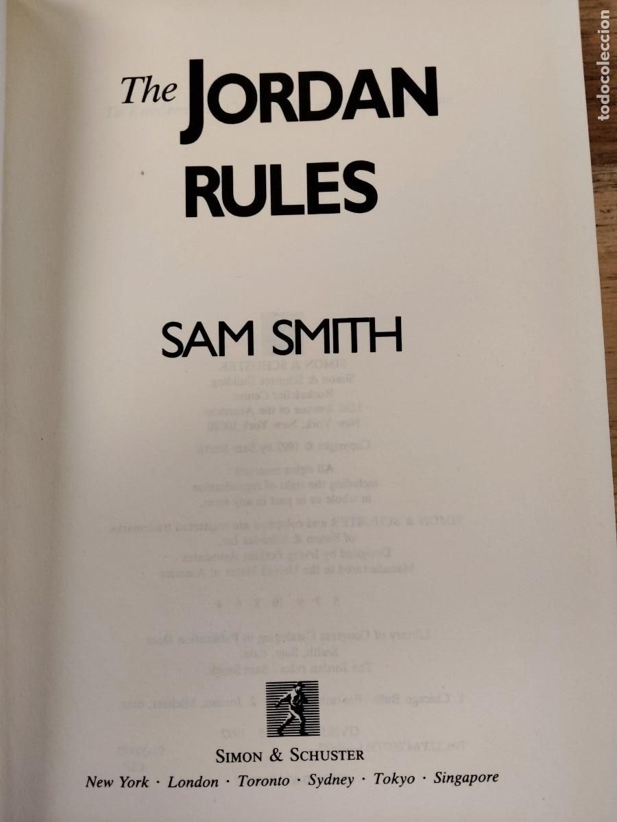 Libros de segunda mano: The Jordan Rules - Sam Smith - Ed. Simon & Schuster, 1992 - Foto 5