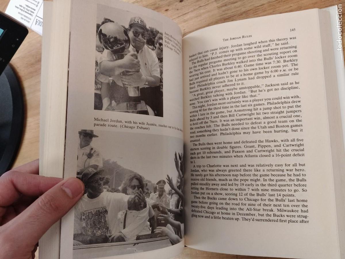 Libros de segunda mano: The Jordan Rules - Sam Smith - Ed. Simon & Schuster, 1992 - Foto 10