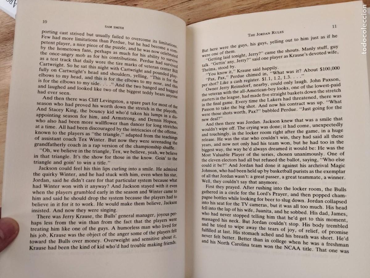 Libros de segunda mano: The Jordan Rules - Sam Smith - Ed. Simon & Schuster, 1992 - Foto 13