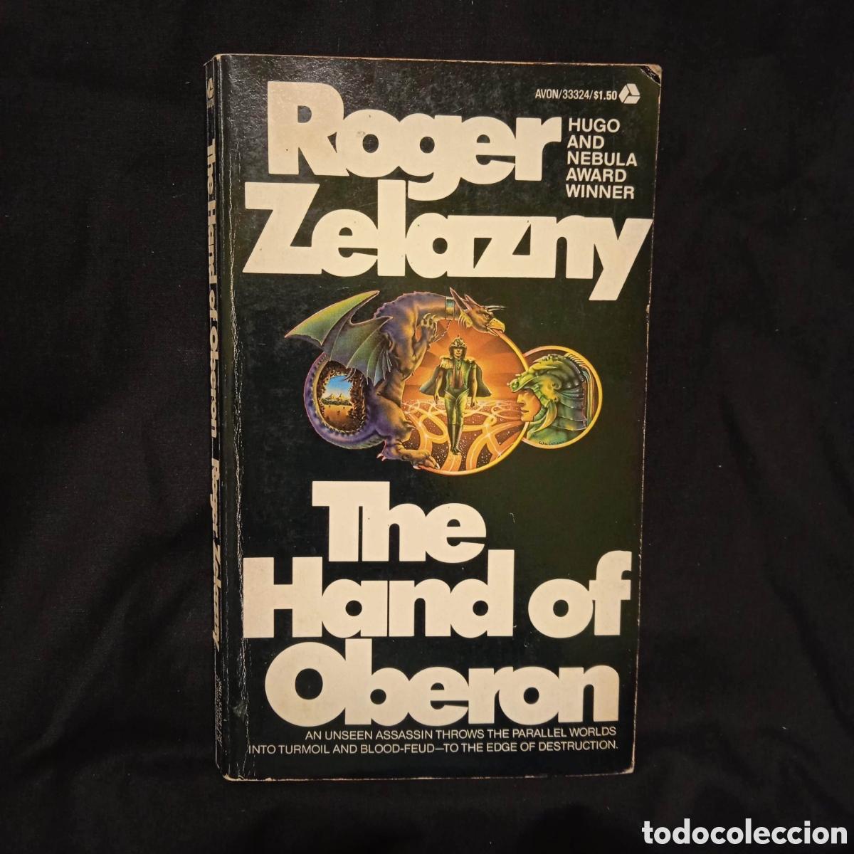 Libros de segunda mano: THE HAND OF OBERON - ROGER ZELAZNY - AVON 1977 #VINTAGESF