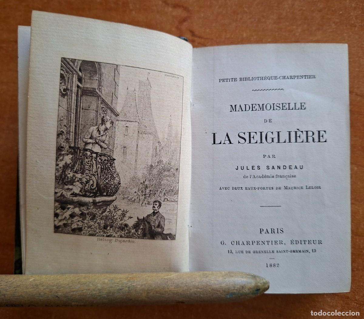 Gebrauchte B&uuml;cher: MADEMOISELLE DE LA SEIGLIERE - JULES SANDEAU - EN FRANCES