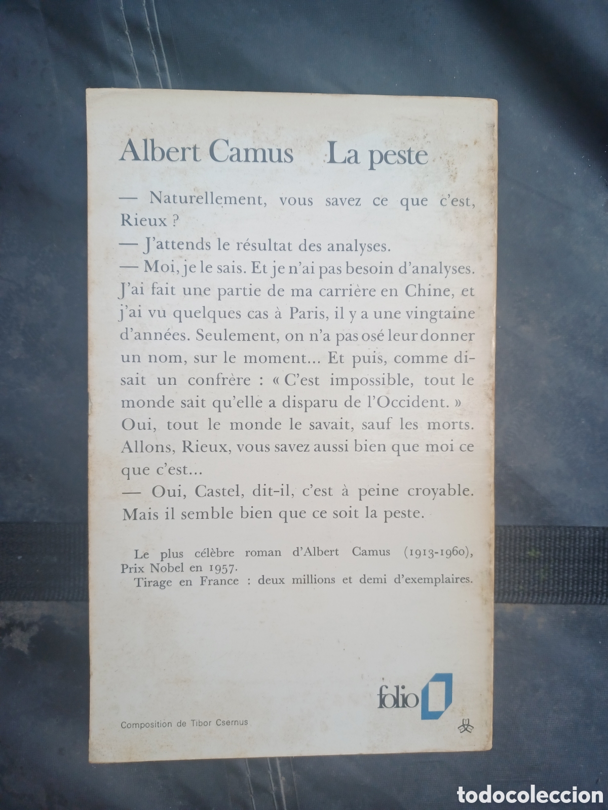 Libros de segunda mano: LA PESTE (Franc&eacute;s) - Camus,Albert - Foto 2
