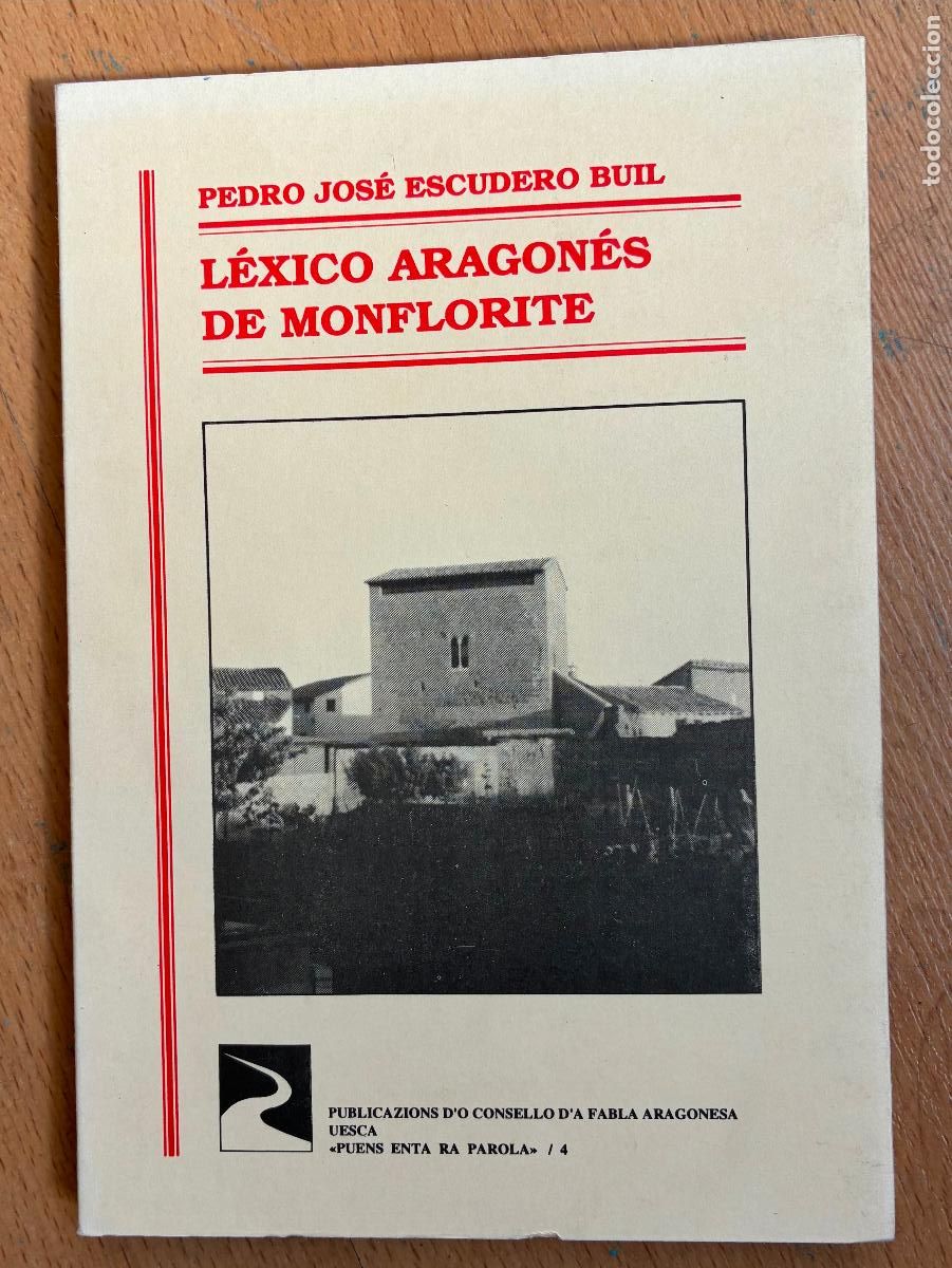 Libros de segunda mano: LEXICO ARAGONES DE MONFLORITE, Pedro Jose Escudero Buil