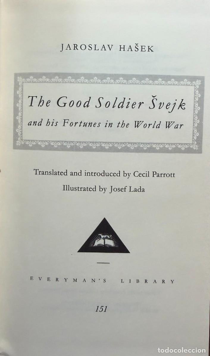 Second hand books: Hasek, Jaroslav. The good soldier Svejk. Illustrated by Josef Lada.