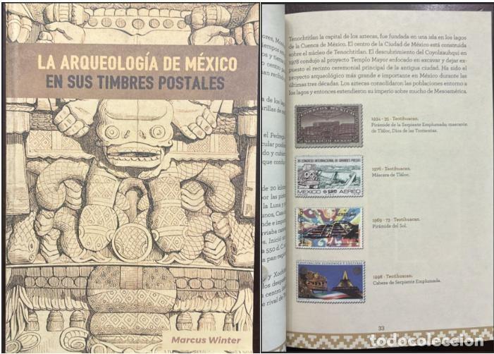 Livros em segunda m&atilde;o: MI) BOOK TITLED THE ARCHAEOLOGY OF MEXICO ON POSTAGE STAMPS, PUBLISHED IN 2018, AUTHOR: MARCUS WINTE