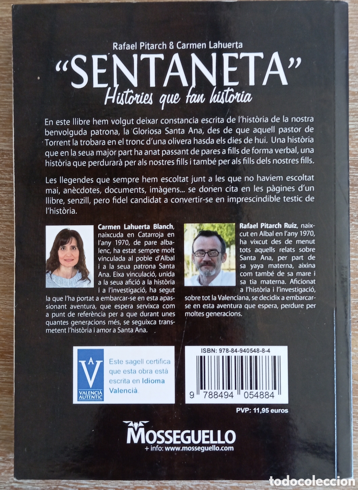 Libros de segunda mano: SENTANETA - RAFAEL PITARCH - Foto 2