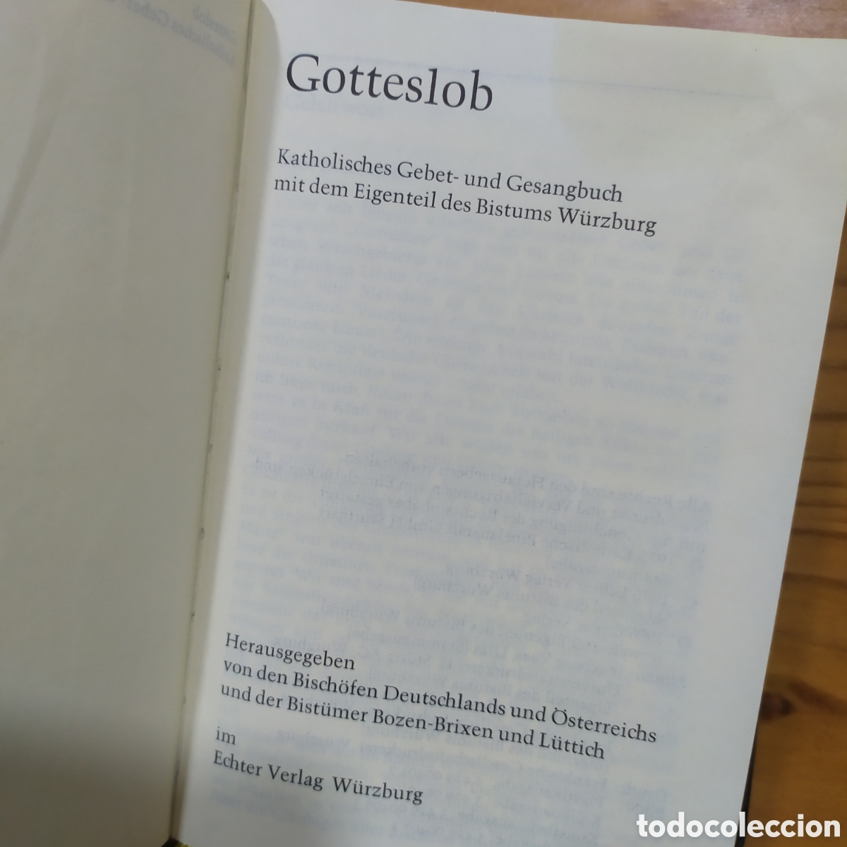 Libros de segunda mano: Gotteslob, Katholisches Gebet- und Gesangbuch mit dem Eigenteil des Bistums W&uuml;rzburg