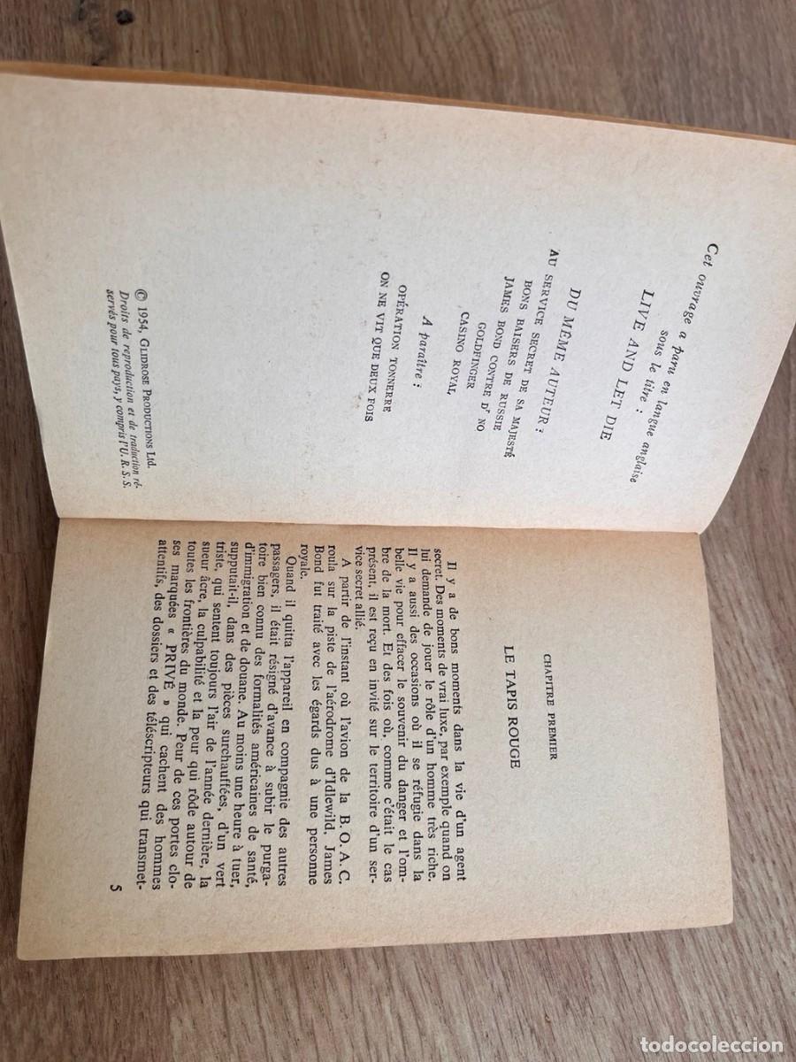 Libros de segunda mano: Vivre et laisser mourir - Fleming, Plon 1964 (ed. francesa)