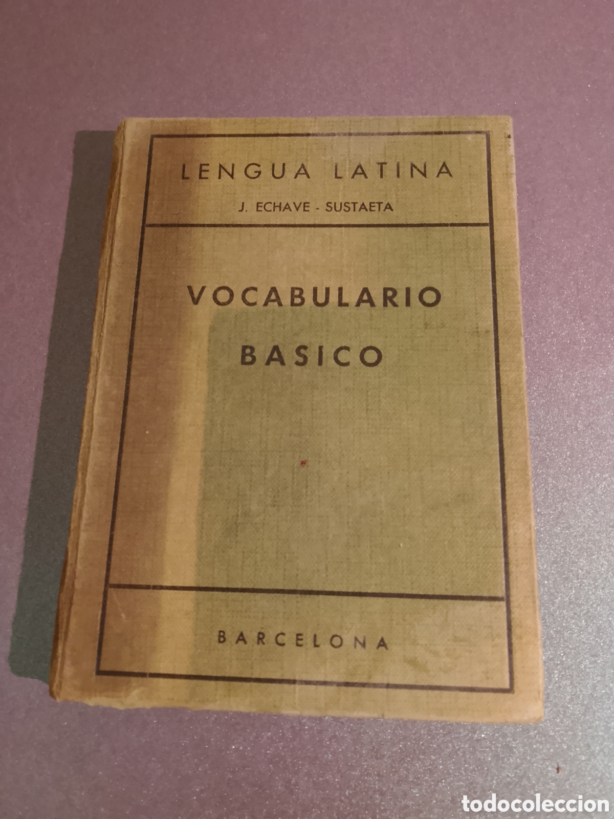Libros de segunda mano: Vocabulario b&aacute;sico - lengua latina - J.Echave y Susaeta
