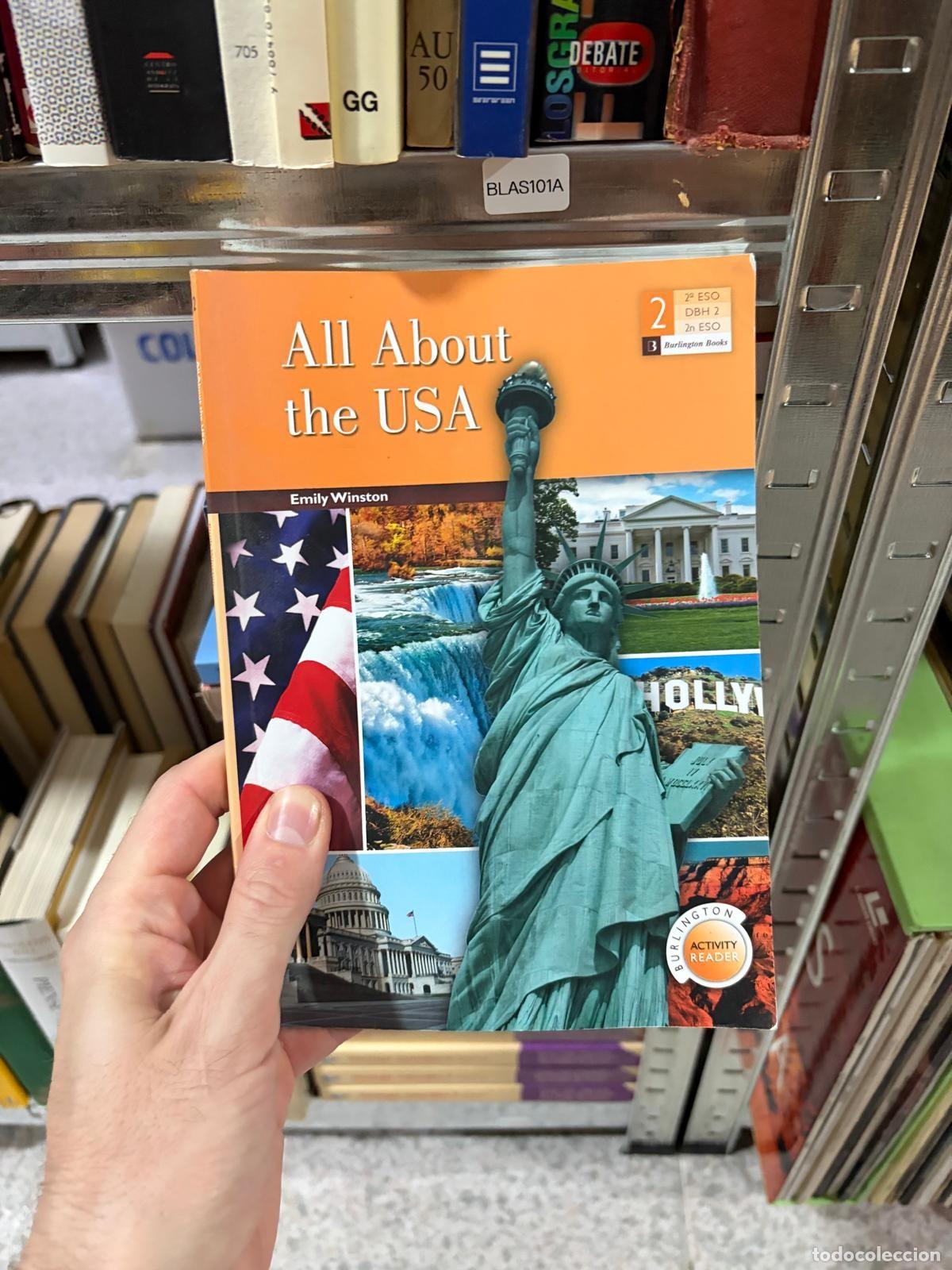 Libros de segunda mano: BLAS101A Emily Winston All About the USA Burlington Books