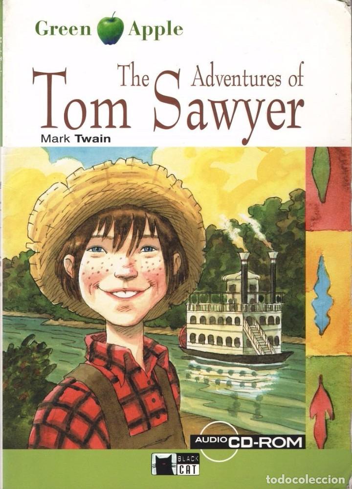 Приключения тома сойера на английском. The Adventures of Tom Sawyer Green Apple. The Adventures of Tom Sawyer book Cover. Green Apple книги на английском Adventure Tom Sawyer. Summary of the book the Adventures of Tom Sawyer.