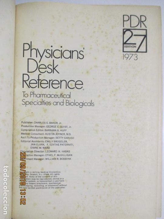 Physicians Desk Reference To Pharmaceutical Sp Buy Books In