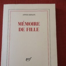 Libri di seconda mano: MÉMOIRE DE FILLE – ANNIE ERNAUX. Lote 175020258