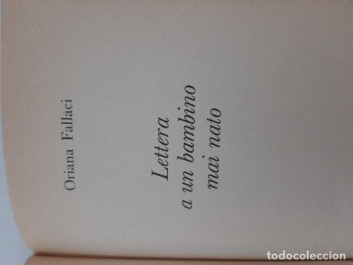 Lettera A Un Bambino Mai Nato Riassunto