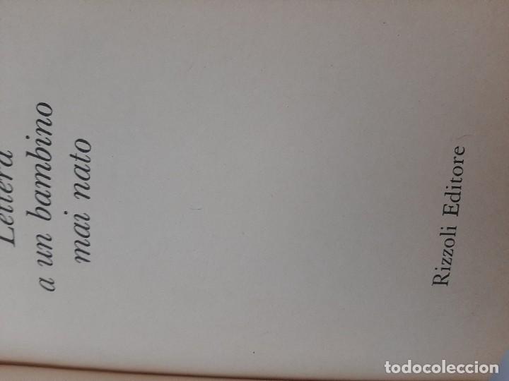 Lettera A Un Bambino Mai Nato Riassunto