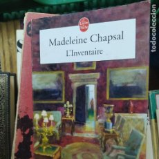 Libri di seconda mano: L'INVENTAIRE, MADELEINE CHAPSAL. EN FRANCÉS. L.7539-866. Lote 211388897
