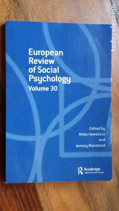 Libros de segunda mano: european review of social psychology volume 30 - Foto 2 - 213981470