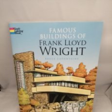 Libros de segunda mano: FAMOUS BUILDINGS OF FRANK LLOYD WRIGHT (DOVER HISTORY COLORING BOOK). Lote 284061013