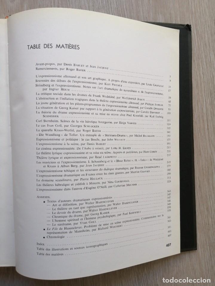 Libros de segunda mano: Lexpressionnisme dans le théâtre européen. Éditions du CNRS. En frances. - Foto 5 - 304196413