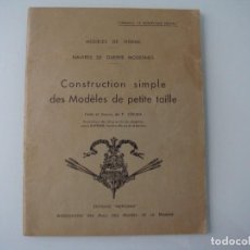 Libros de segunda mano: CONSTRUCCIÓN DE MAQUETAS DE BARCO EN FRANCÉS. Lote 311735033