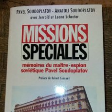 Libros de segunda mano: MISSIONS SPECIALES- MÉMOIRES D' UN ESPION. Lote 342455593