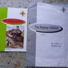 Libros de segunda mano: THE RAILWAY CHILDREN. E. NESBIT Y TEACHER'S MATERIAL. ADAPTADO 1° DE ESO. BURLINTONG BOOKS. SIN USAR. Lote 364050726