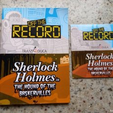 Libros de segunda mano: OFF THE RECORD Y SHERLOCK HOLMES. CON CD AUDIO TEXTO INTEGRO. ADAPTAFO A LA ESO. SIN USAR. Lote 364054696